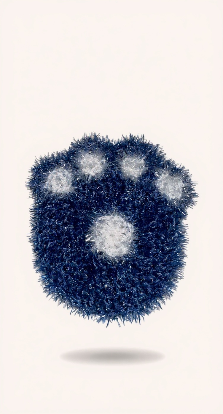 Éponge douche patte