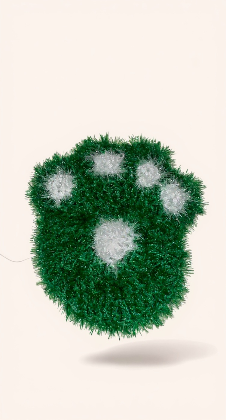 Éponge douche patte