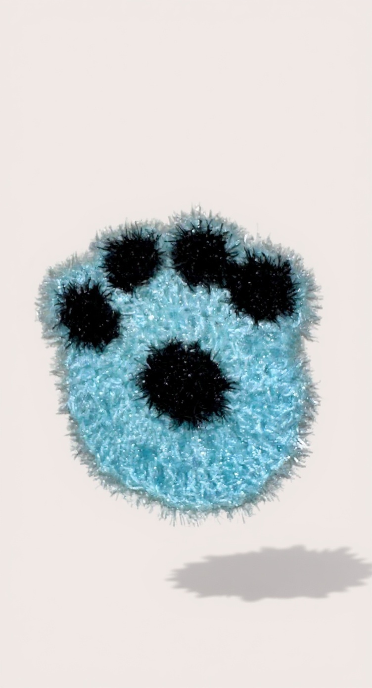 Éponge douche patte