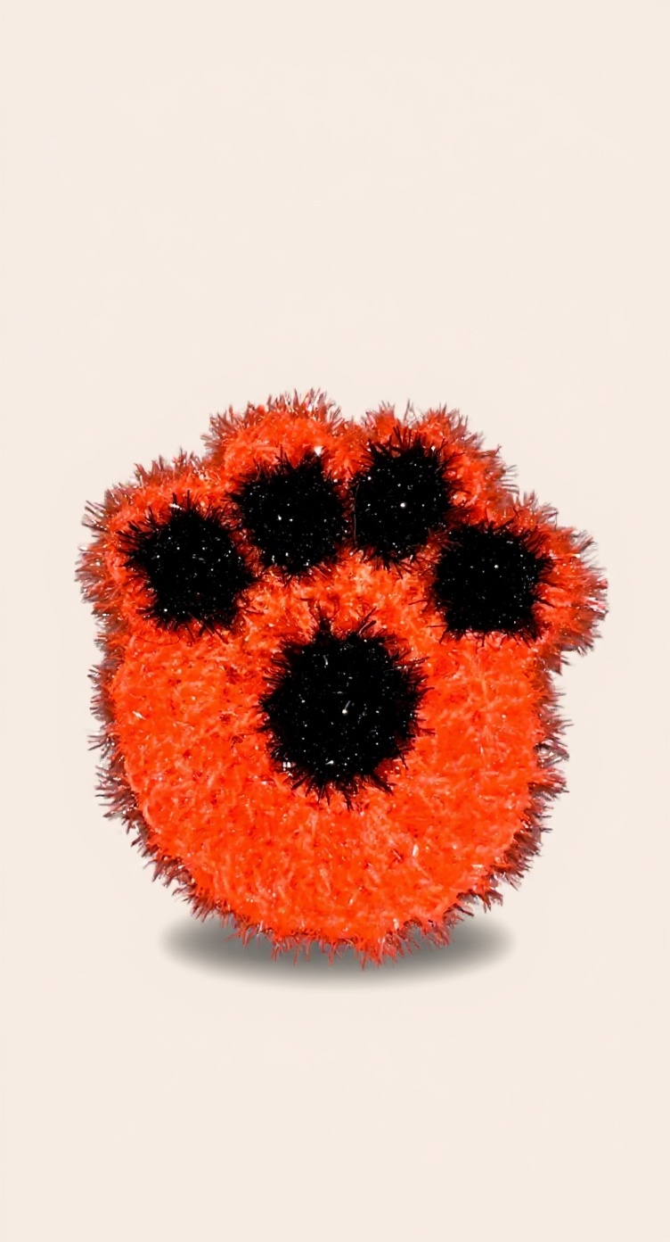 Éponge douche patte