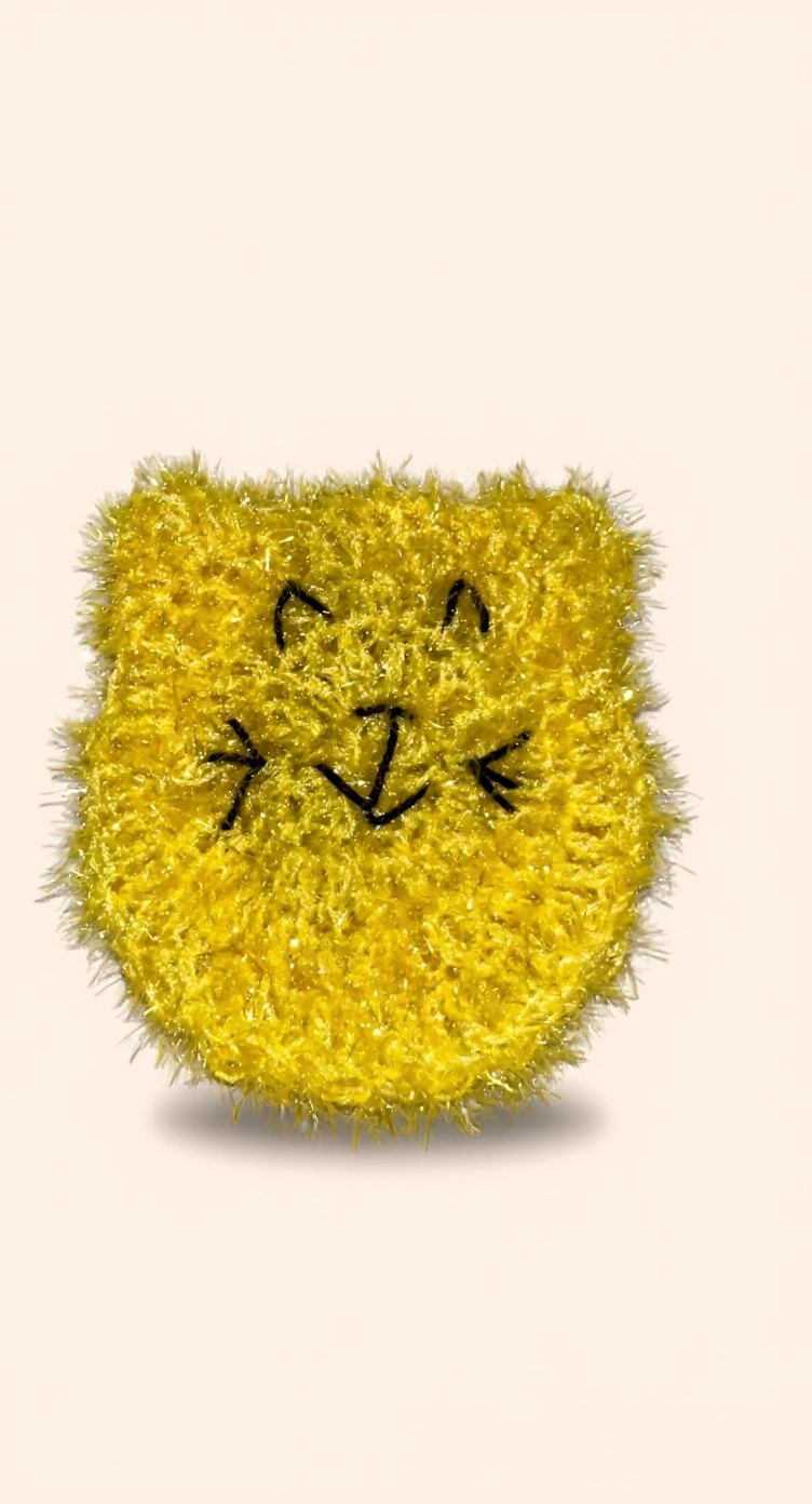 Éponge douche smiley