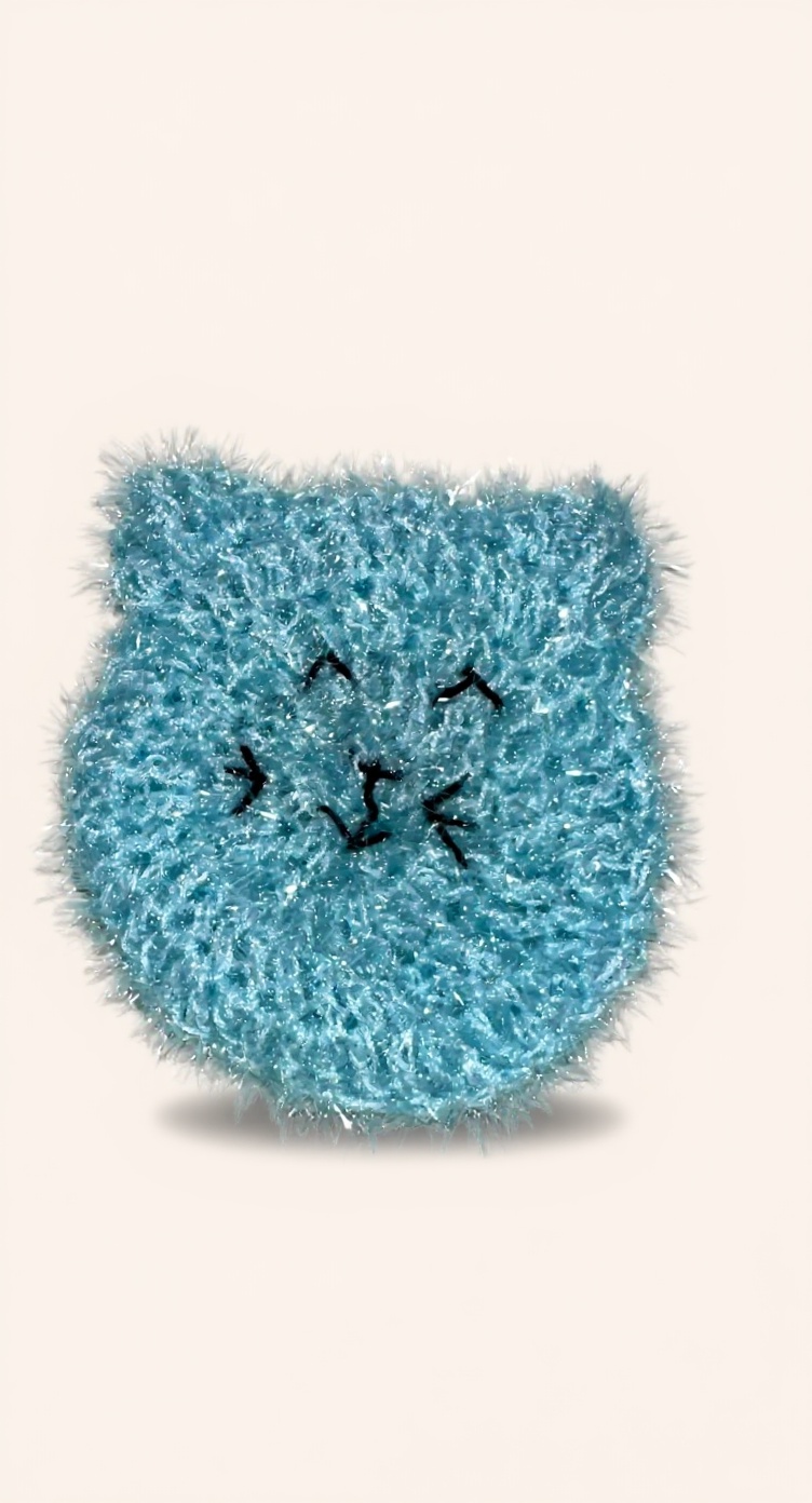 Éponge douche smiley