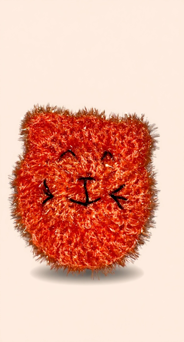 Éponge douche smiley