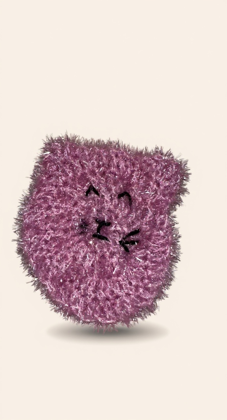 Éponge douche smiley