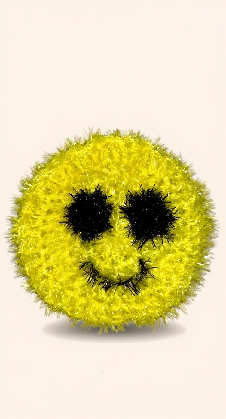 Éponge douche smiley