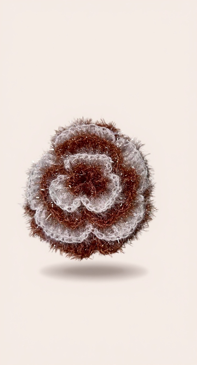 Éponge douche fleur