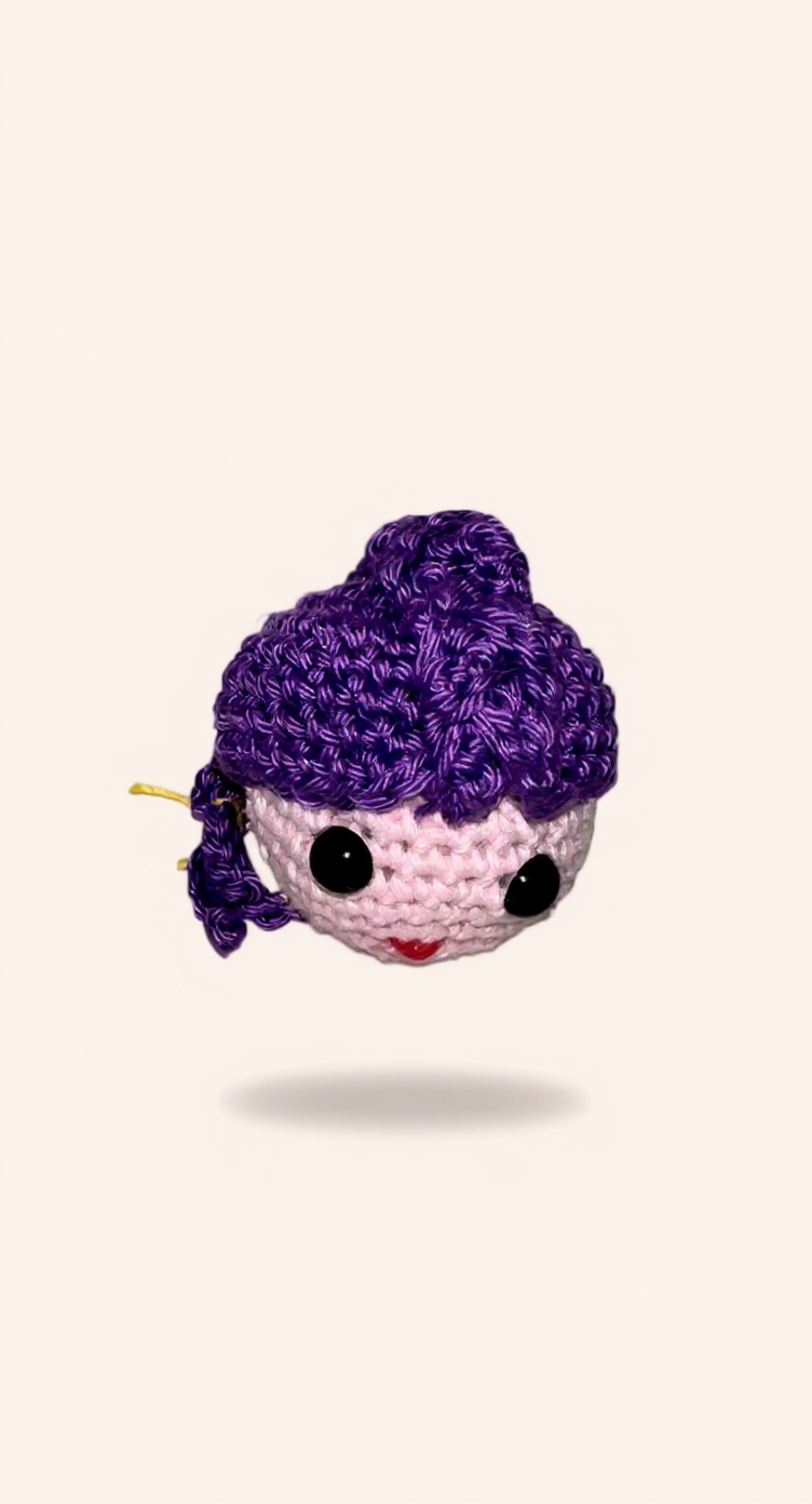 Tête amigurumi